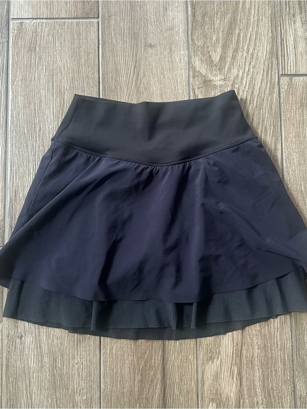 Vuori Black Layered Skater Skirt size XS